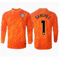 Camiseta Chelsea Robert Sanchez #1 Portero Primera Equipación Replica 2024-25 mangas largas